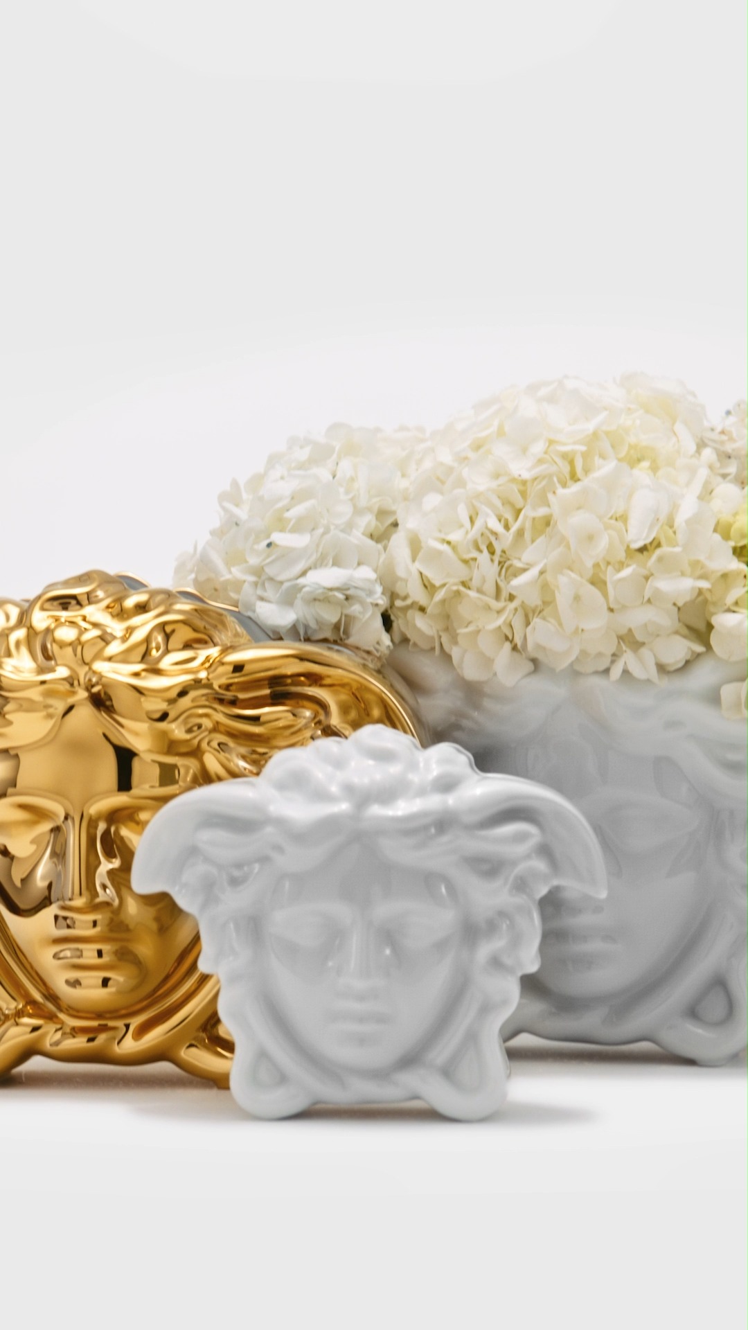 Wedding gifts, but make it chic! , The iconic Medusa is always an eye-catcher whether as a vase, savings box, or jewelry case. Available in various sizes in colours white, gold, silver, and black.,
