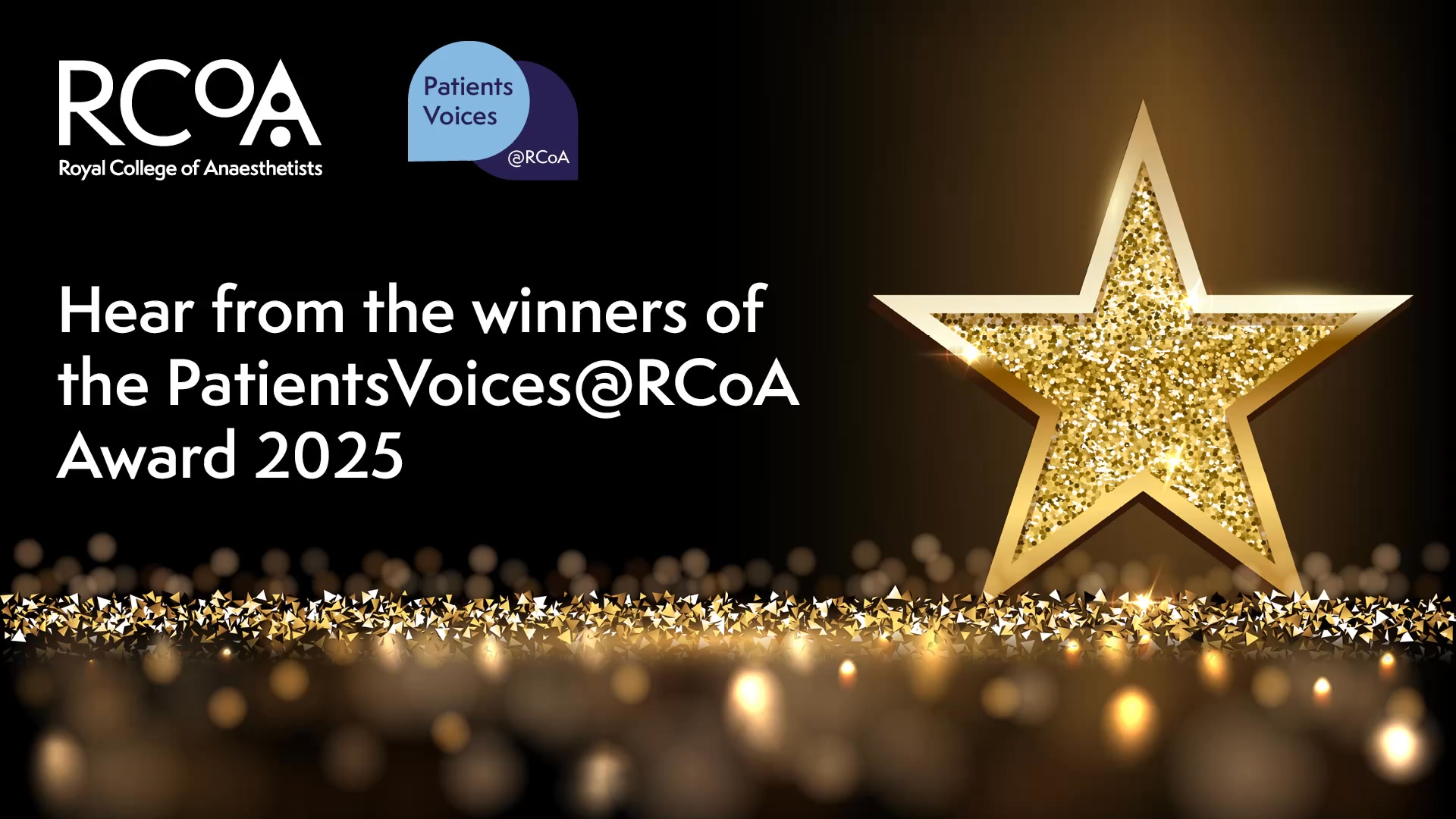 Nominations for our PatientsVoices@RCoA Awards 2026 are now open! The ...