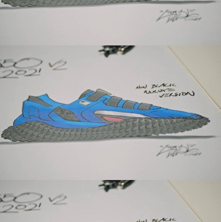 Catering to a sneaker audience while incorporating the futurisitc