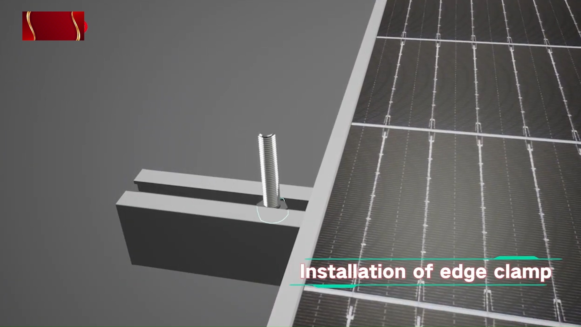 Concrete Foundation Mounting & Color Steel Roof System Installation ...