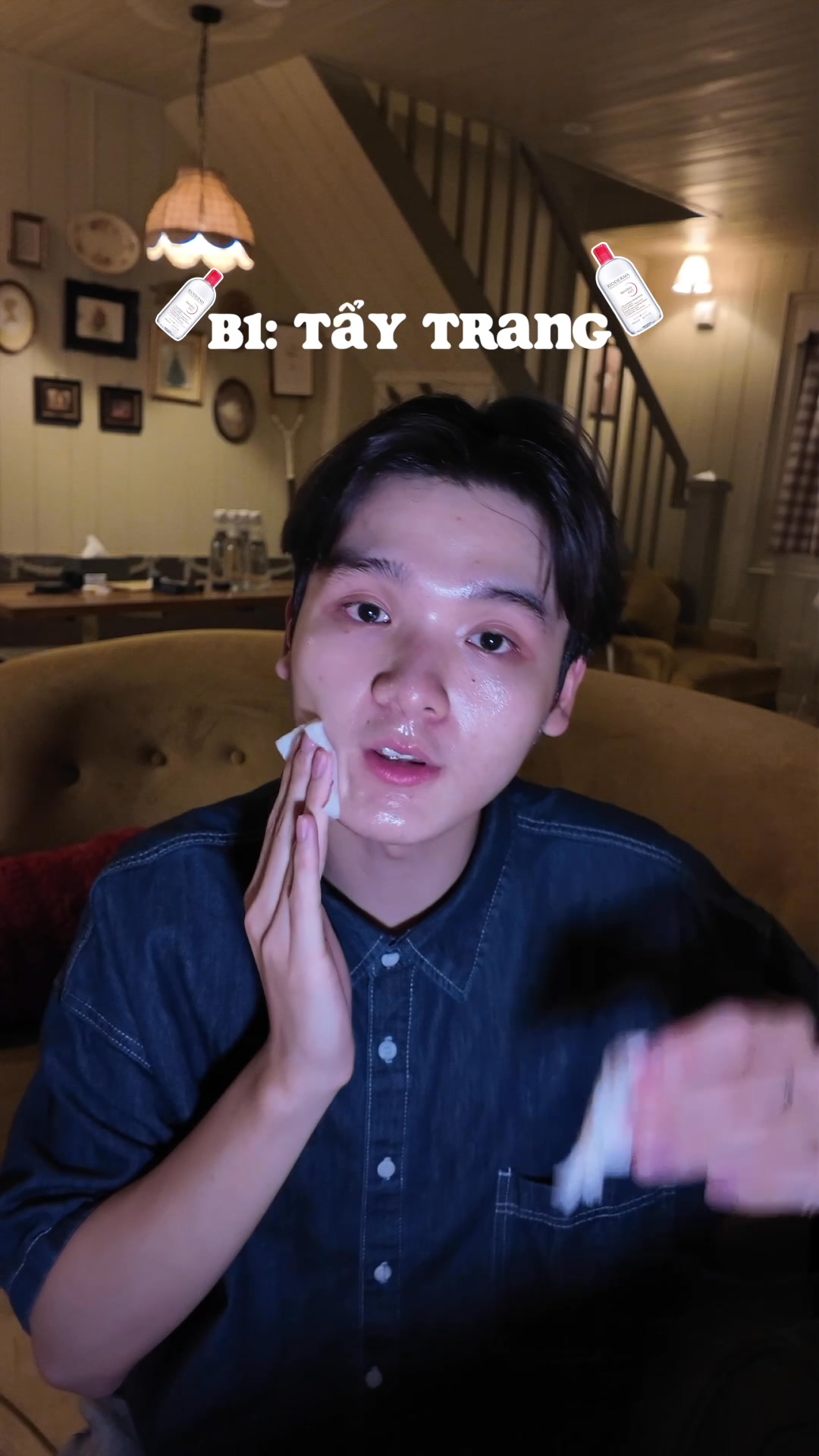 routine skincare buổi tối để mặt sáng bóng như sàn nhà🥰 #harburgery # ...