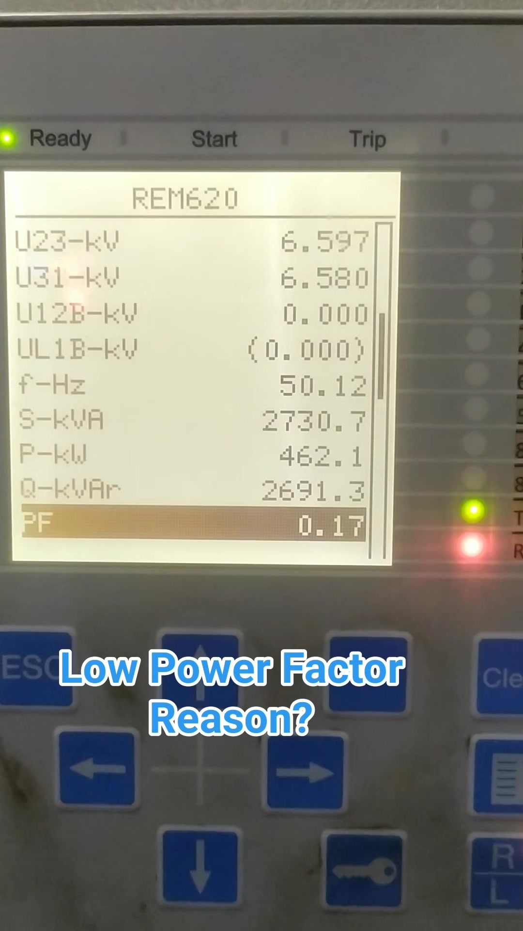 Why power factor low in MV motor #PFI #relay #switchgear | Electrical ...