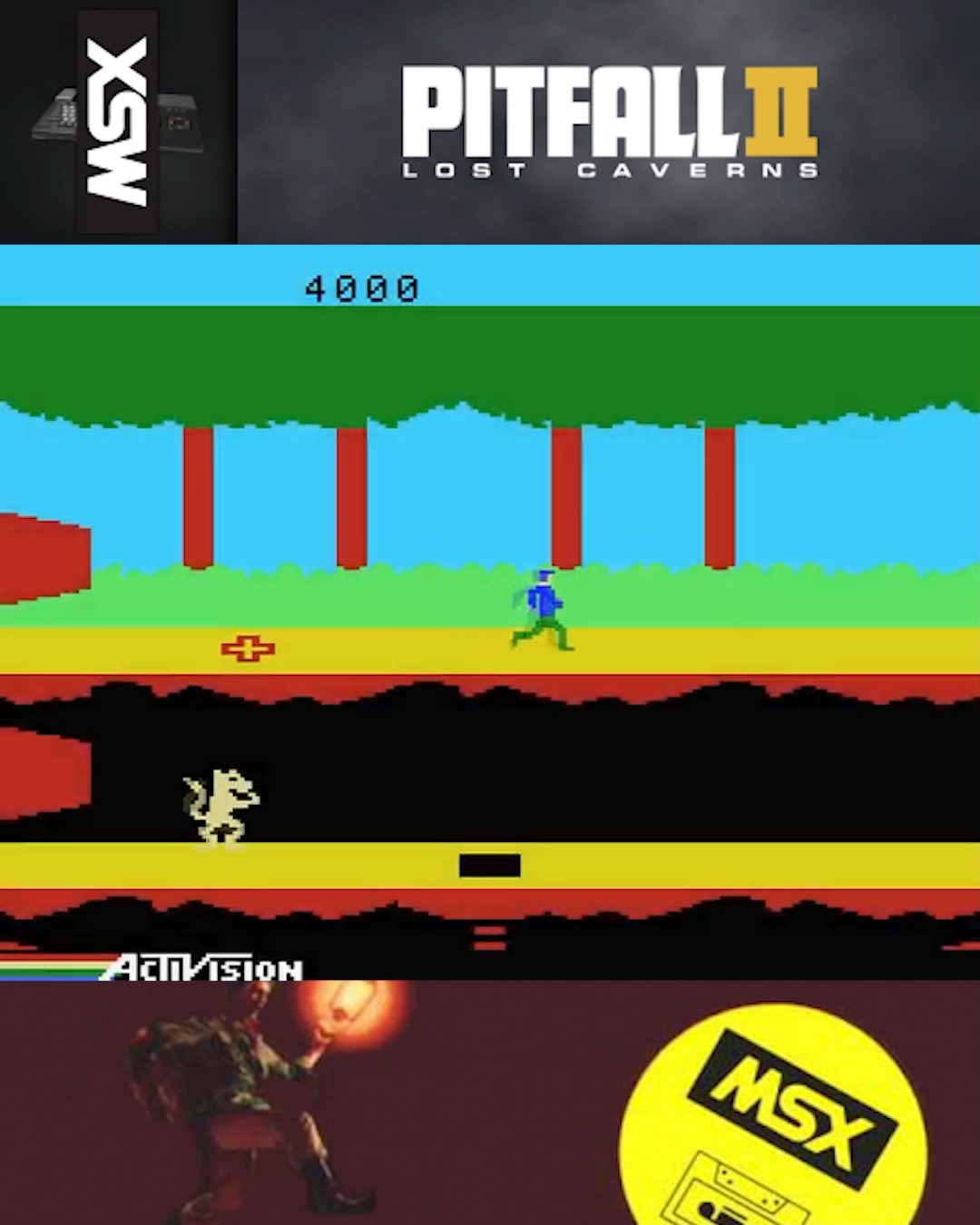 Pitfall II: Lost Caverns (MSX) What's the first game soundtrack