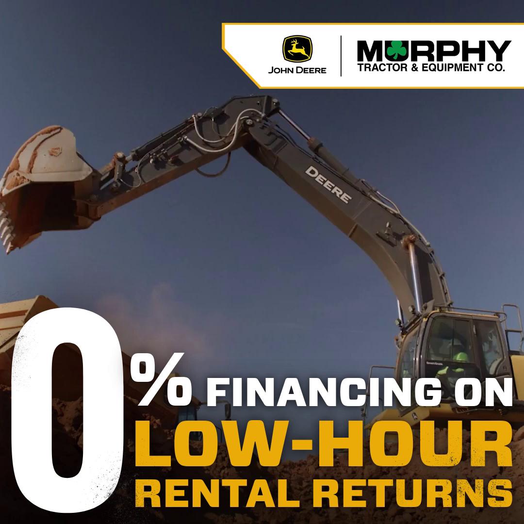 Quality you can trust at a price you'll dig. Our low-hour rental ...