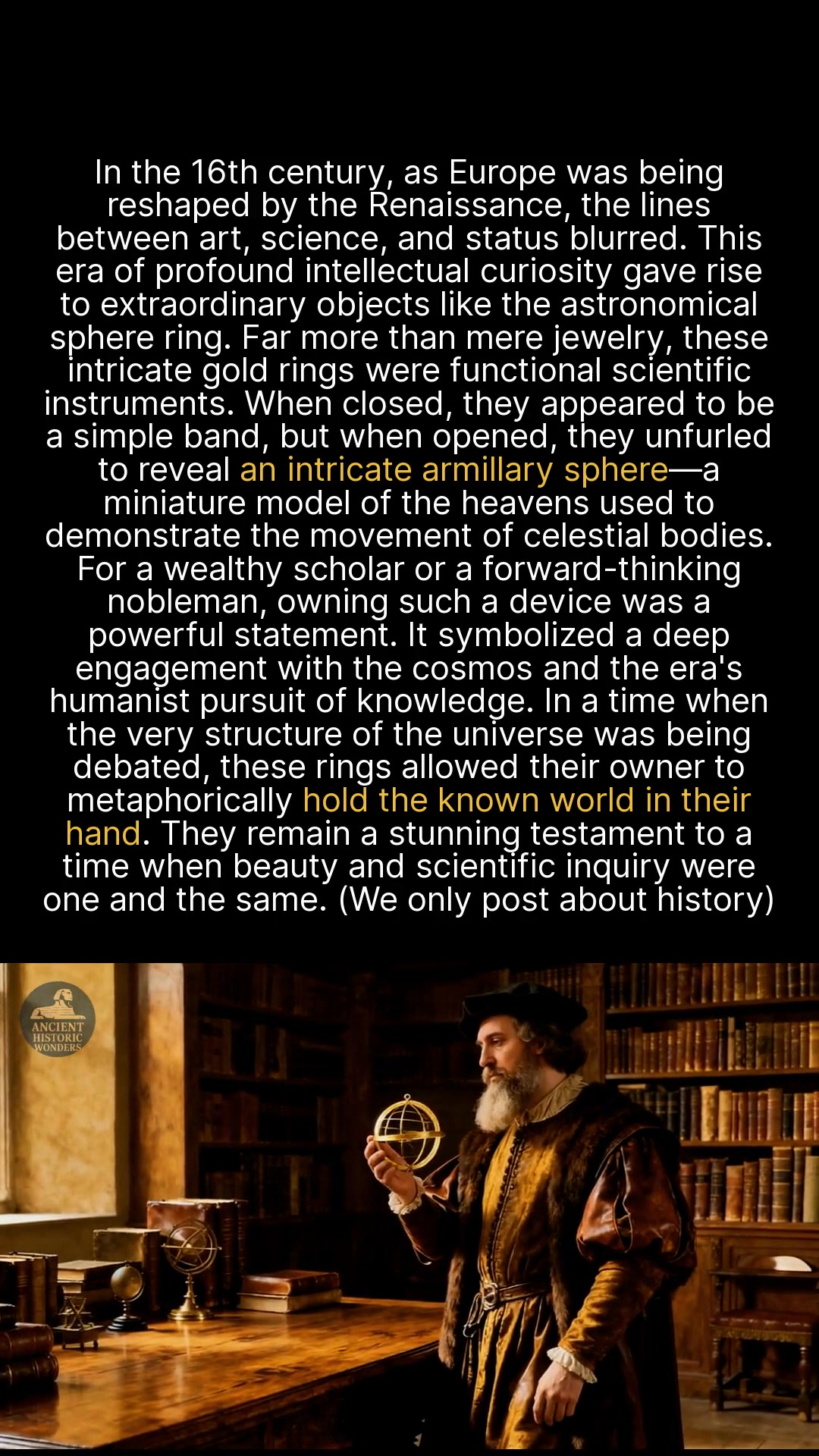 Discover a 16th-century ring with an astronomical sphere from the ...