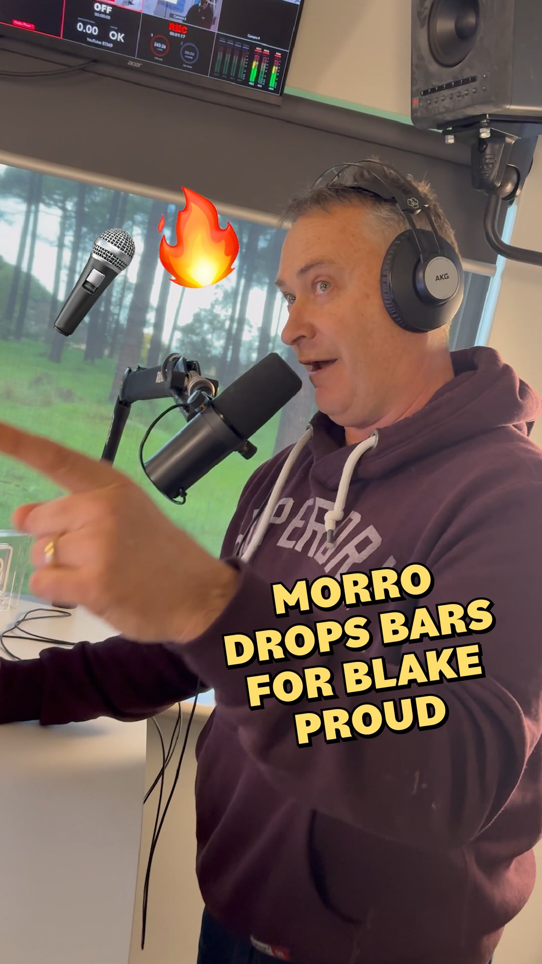 Morro cooked up the ultimate rap for @iamblakeproud 😂 Should he become ...