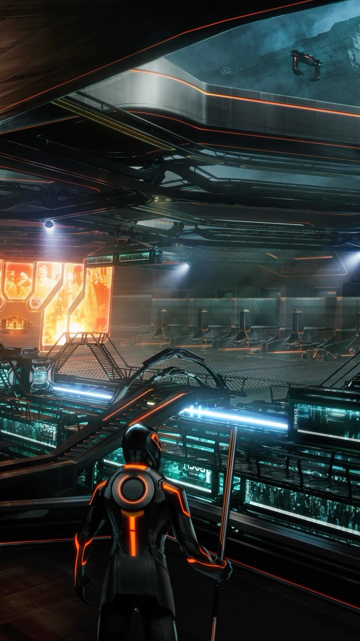 Tron: Legacy concept art. Interior of the Rectifier. Amazing layout ...