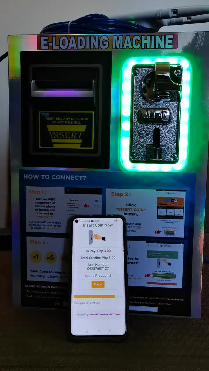 ALL IN ONE - PISO WIFI VENDO 🔹🔹🔹 with GCASH CASH IN ️ ️ MULTI PURPOSE ...