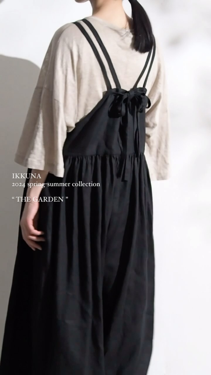 ikkuna 2024ss ギャザーサロペットパンツ　オーガニックリネン IKKUNA (@IKKUNA.official) • Facebook