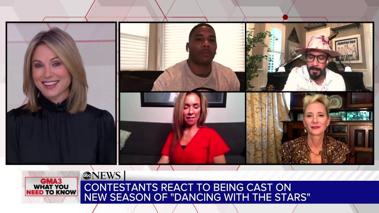 Abc News Live Dancing With The Stars Cast React On Being Chosen Facebook