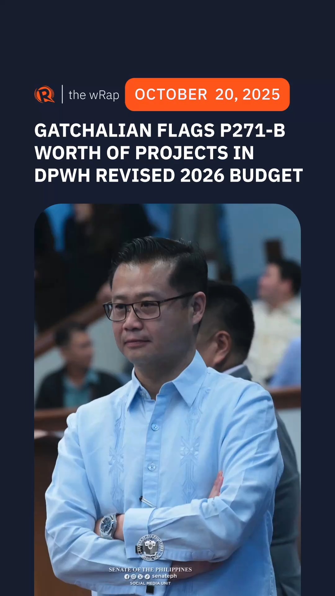 Rappler - Gatchalian spots red flags in DPWH’s revised... | Facebook