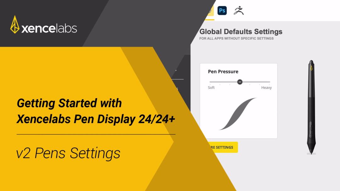 Two v2 Pens, endless possibilities with the Xencelabs Pen Display 24 ...