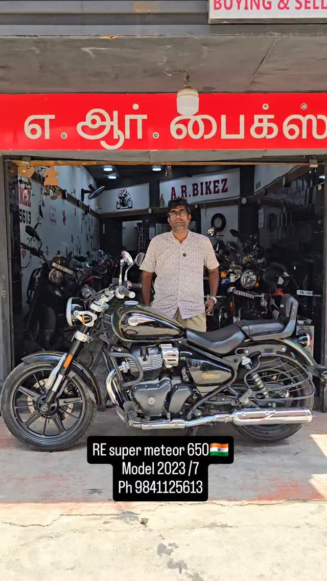 AR BIKEZ 🔥 🔥 Triplicane Chennai Ph 9841125613 RE Super meteor 650 green ...