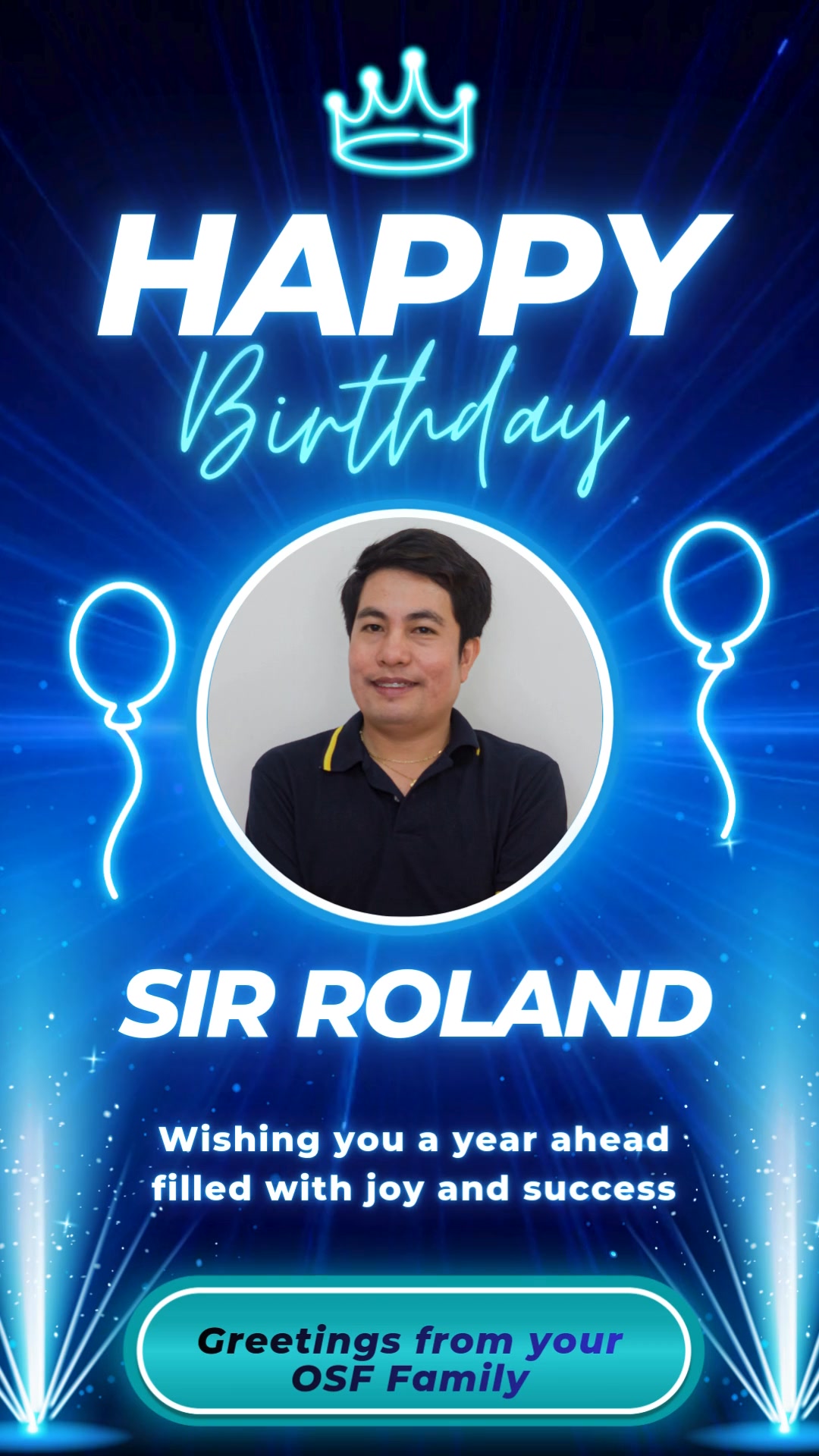 𝗛𝗮𝗽𝗽𝘆 𝗕𝗶𝗿𝘁𝗵𝗱𝗮𝘆, 𝗦𝗶𝗿 𝗥𝗼𝗹𝗮𝗻𝗱! Another year added to your life’s essay and ...