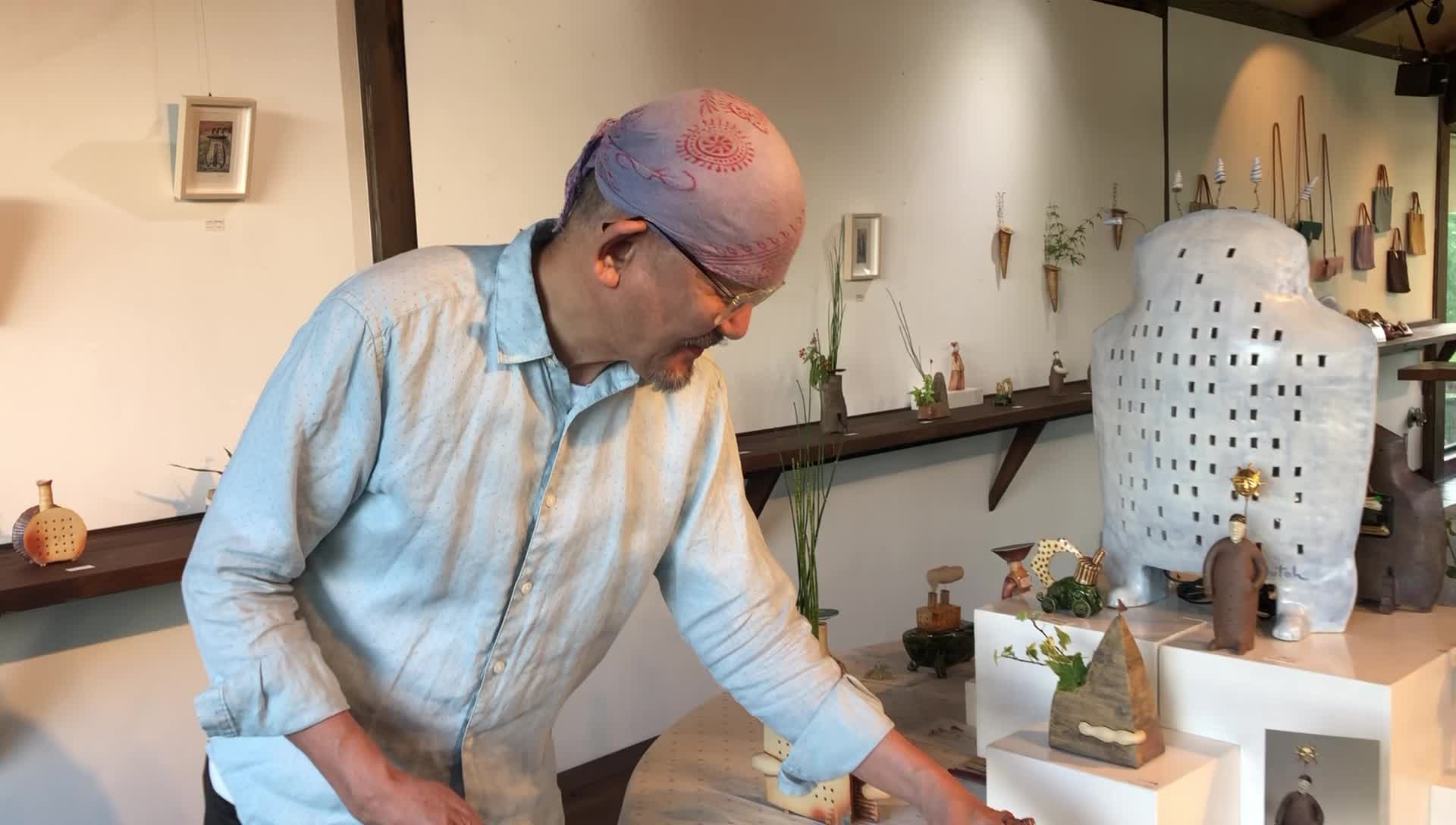 土と遊ぶ 武藤公夫 作品展」始まりました。武藤さんよりメッセージです 