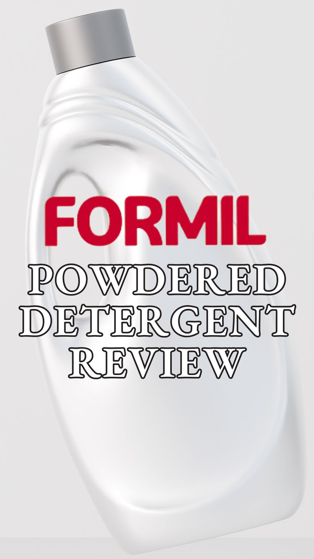 This is a dry cleaners honest review of FORMIL powdered detergent ...