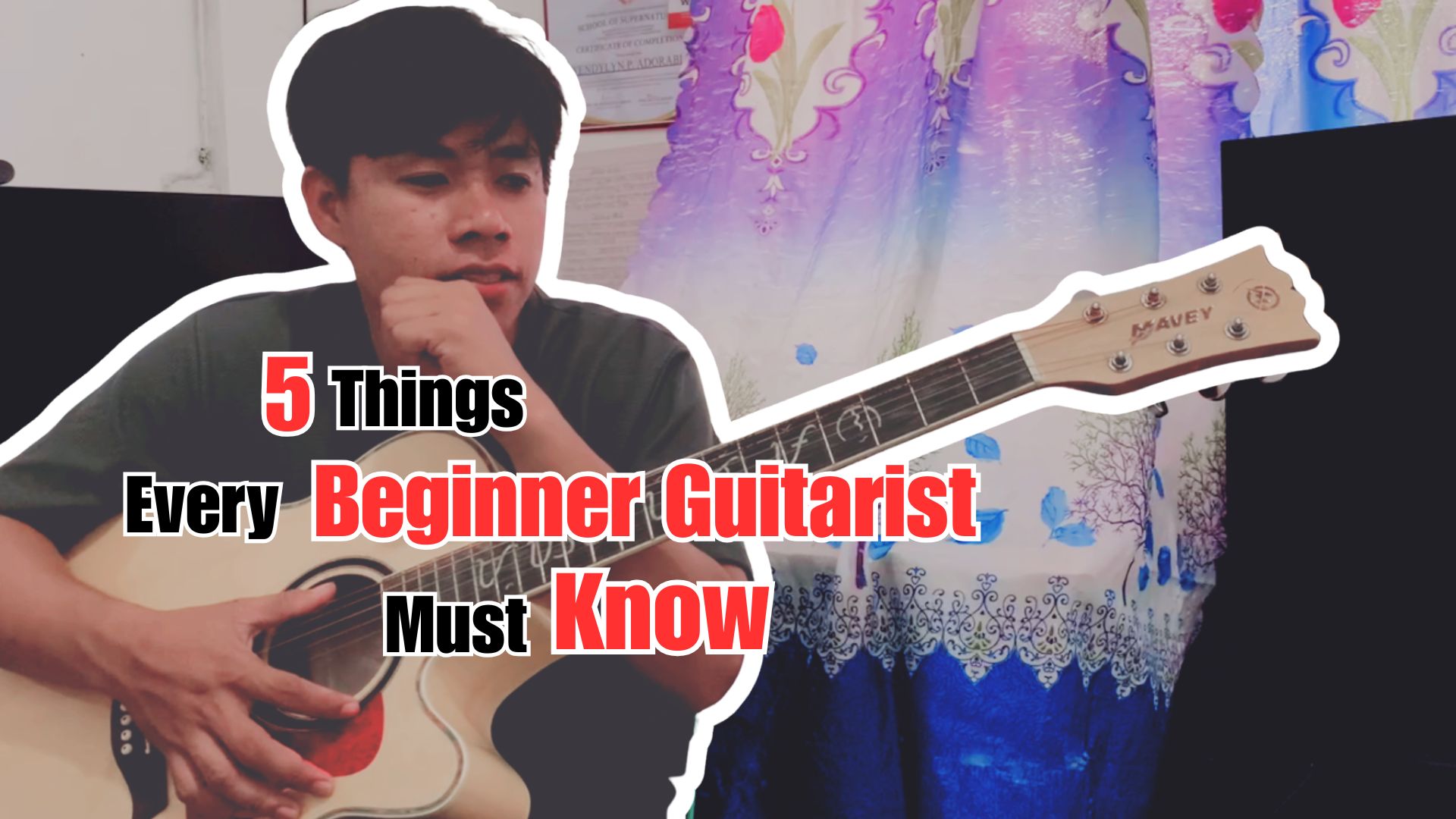5 Things Every Beginner Guitarist MUST Know #guitartips #guitarlesson # ...
