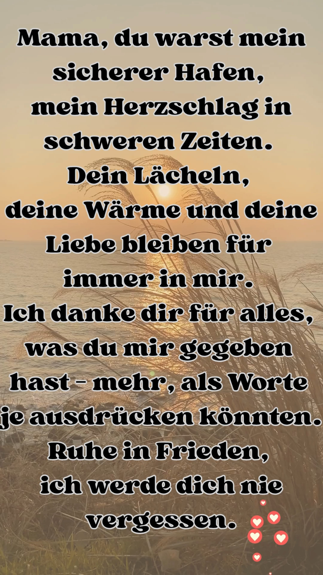 Ich danke Dir für alles. 💖 #liebe #love | Mama ich denke an dich ...