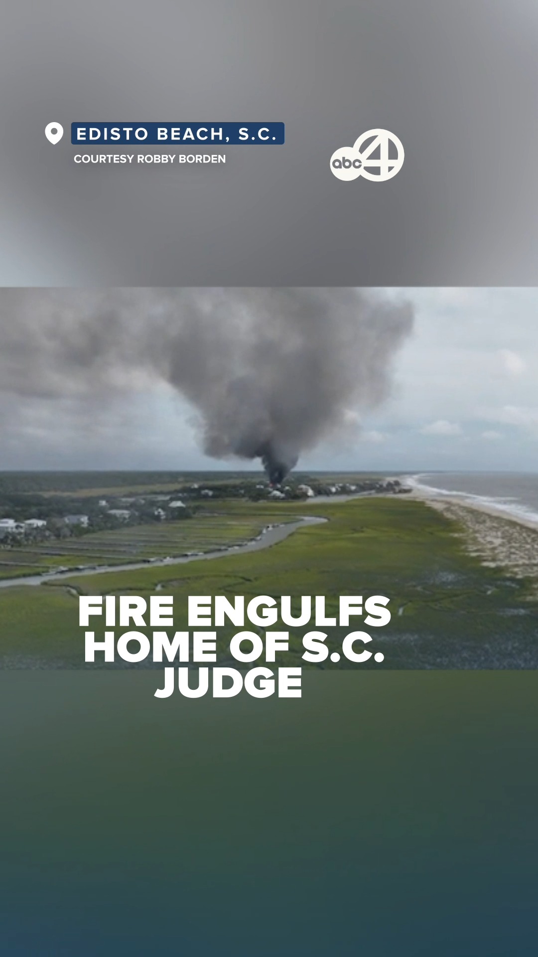 A fire ravaged the beachfront home of SC Judge Dianne Goodstein and ...