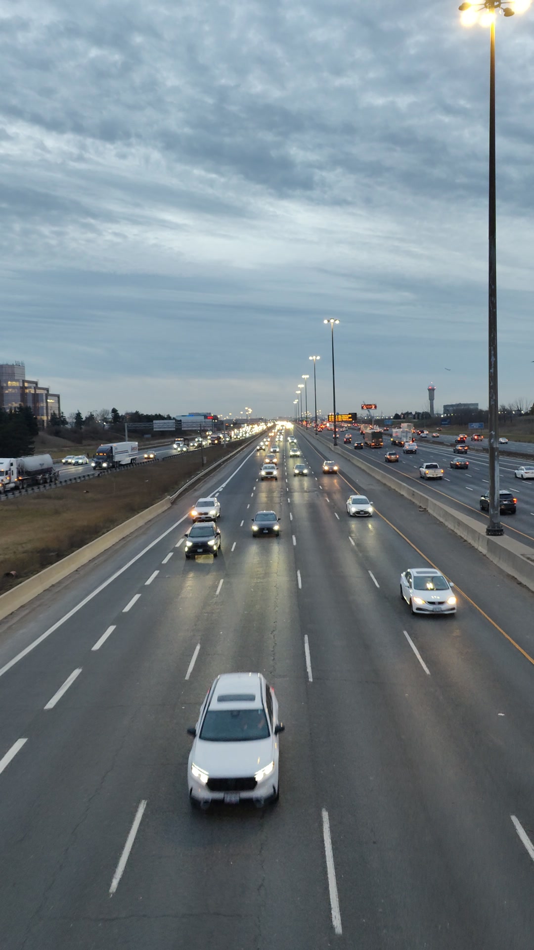 Hwy 401 traffic by renforth road toronto canada dec 2025 #highway # ...