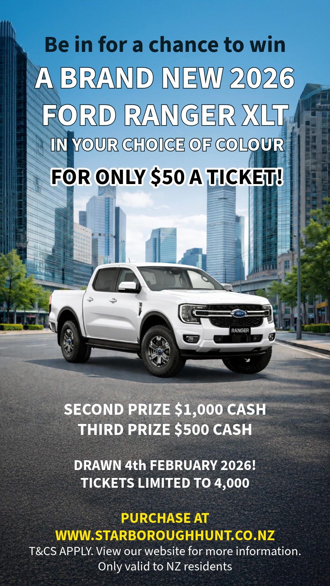 🚨 FINAL DAYS TO WIN A FORD RANGER! 🚨 Time’s nearly up… only 4 days left ...