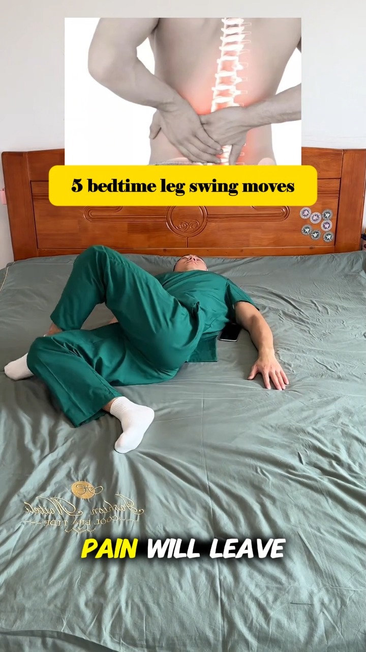 Before bed, try these 5 variations of leg swings (60 reps each): spread ...