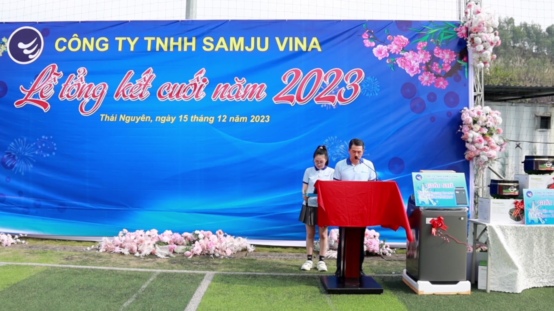 LỄ TỔNG KẾT CUỐI NĂM... - Công ty TNHH SAMJU VINA Thái Nguyên