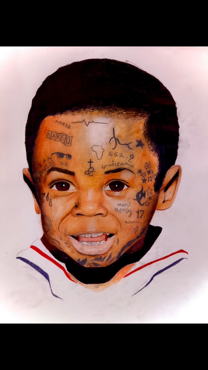 Lil Wayne’s new album inspired 11-year-old Maddax to draw the cover. # ...