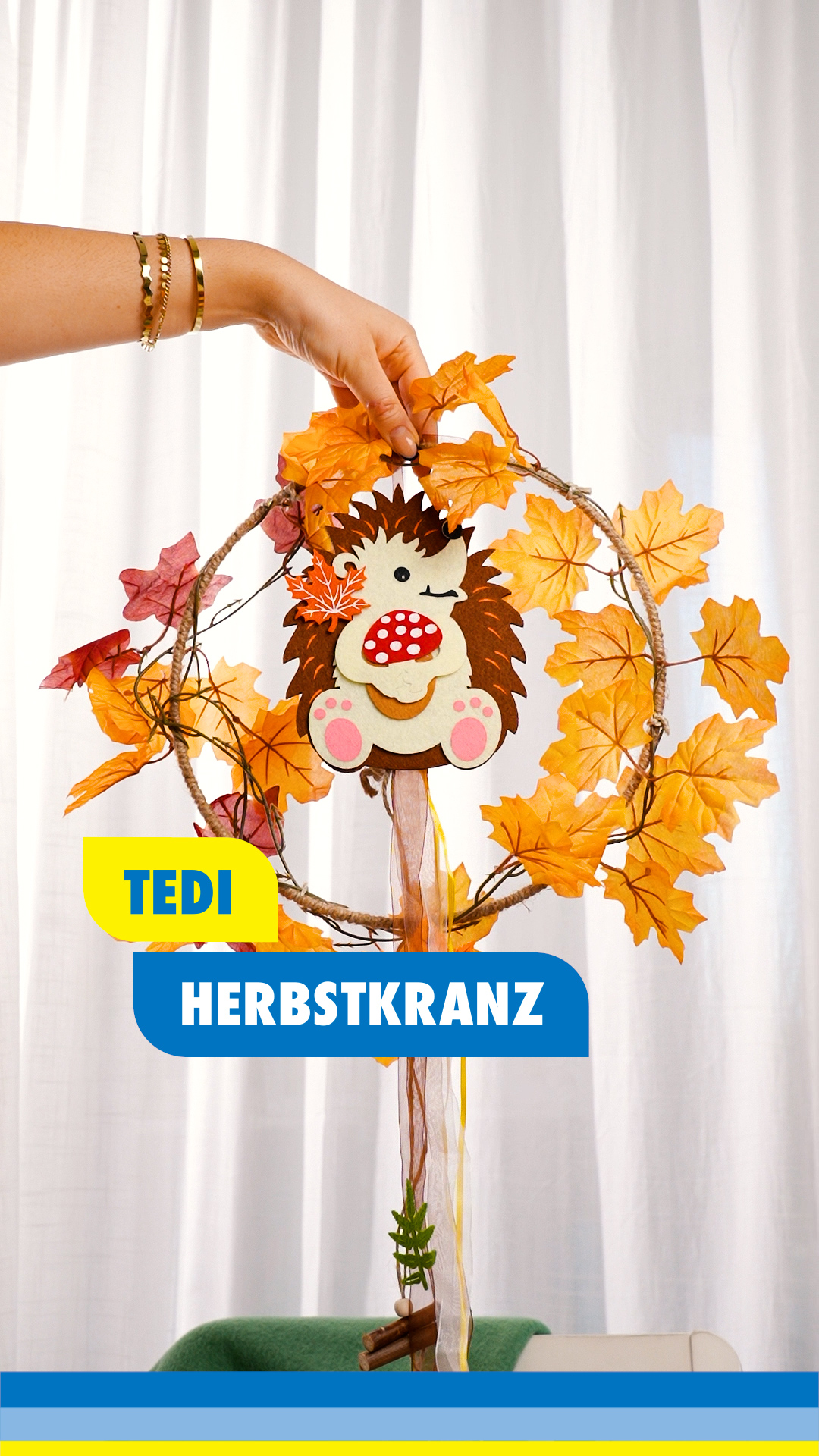 Kommt, bastelt euch mit uns in den Herbst hinein! 🍂💡 | TEDi Deutschland