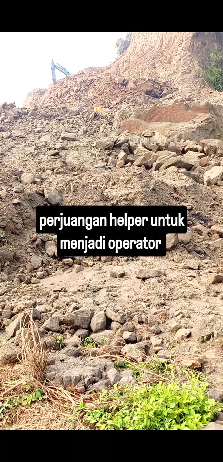perjuangan untuk menjadi operator #araygeospec #vidioreelsシ #excavator ...