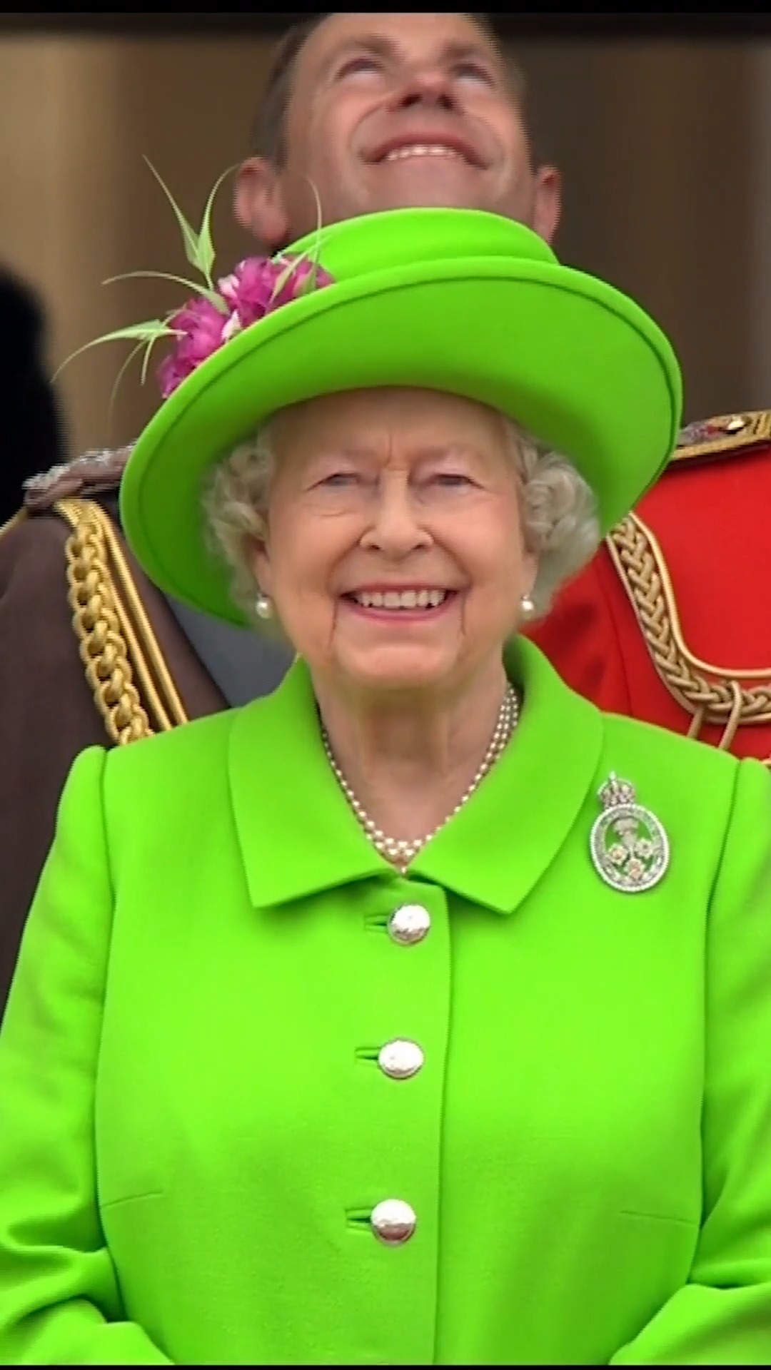 queen of england green dress Elizabeth II loves to wear all the colours the rainbow and her vibrant outfits have delighted over the years. Here's a collection of her most glorious outfits season--ss26
