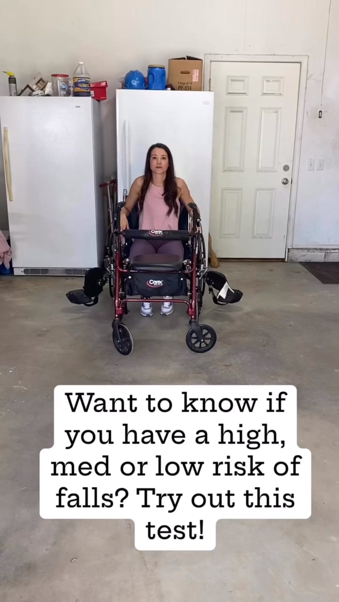 What is your fall risk? Physical Therapy / Geriatrics: • Timed Up and ...