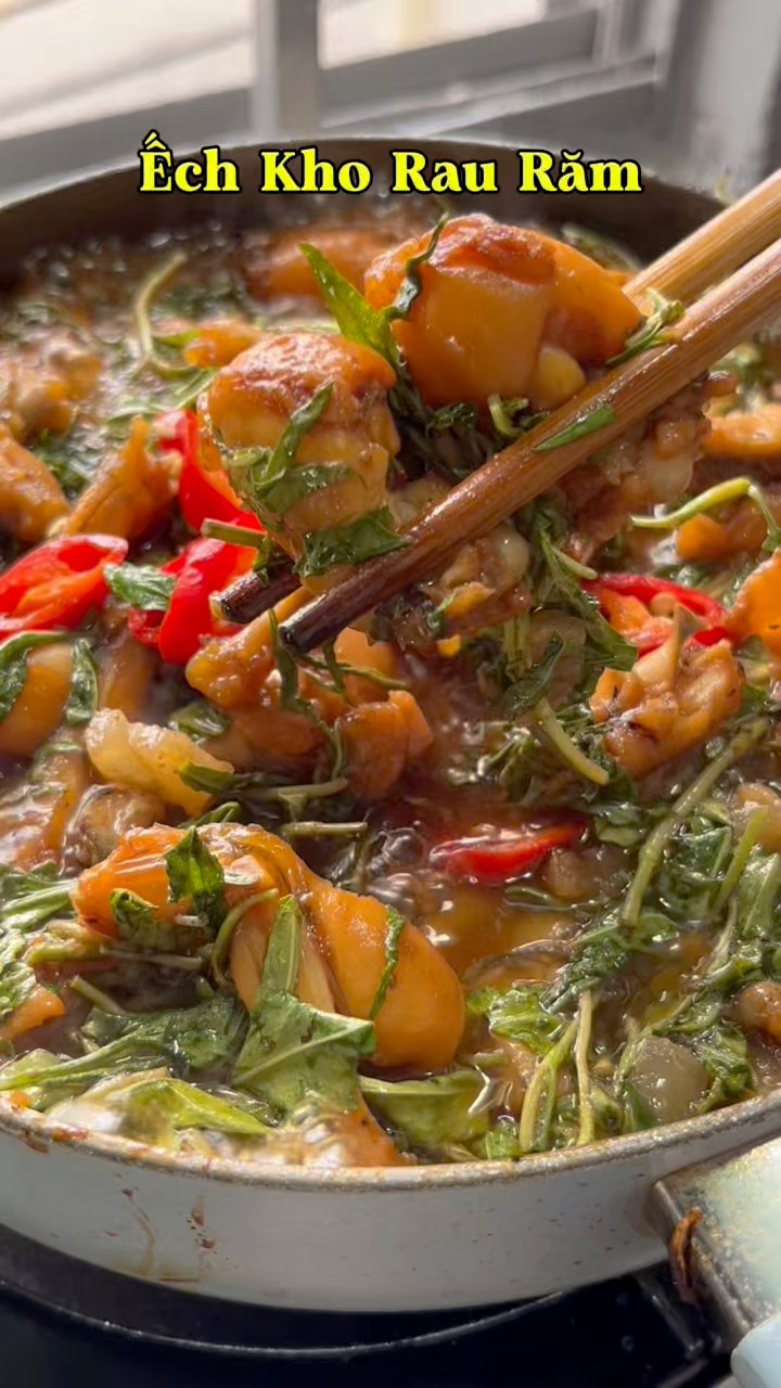 Ếch kho thấm vị thơm lừng, Rau răm vào nữa - ngập ngừng khen ngon 😋 # ...