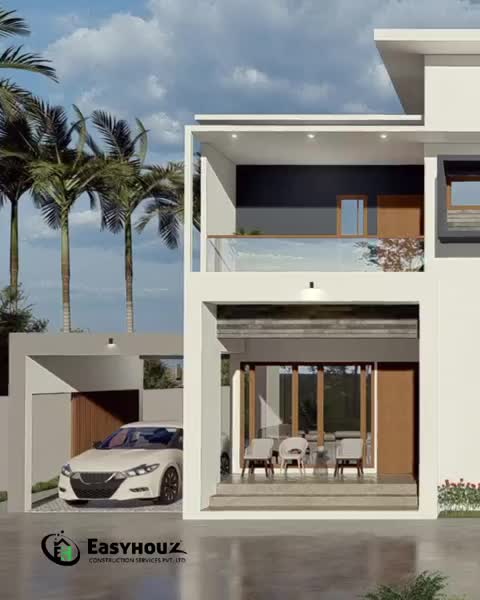 Ongoing residence project at Kannur 2500sqft | 4BHK | Contemporary ...
