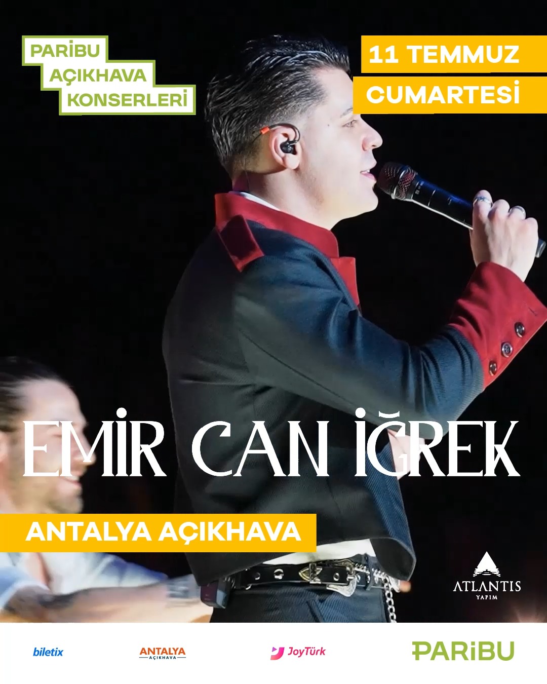 Antalya 😍 Emir Can İğrek, Paribu Açıkhava Konserleri kapsamında