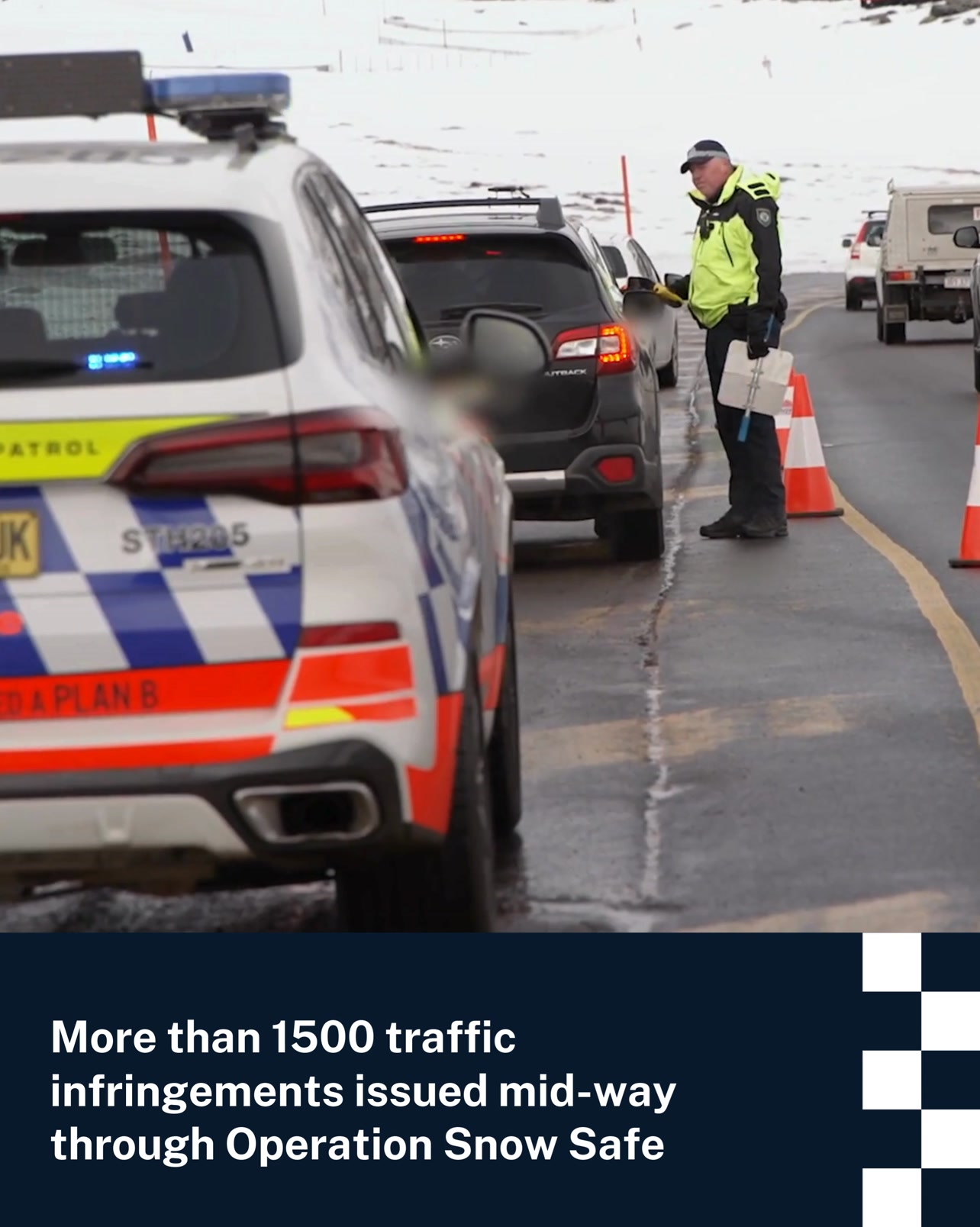 Police have issued more than 1500 traffic infringements in alpine areas ...