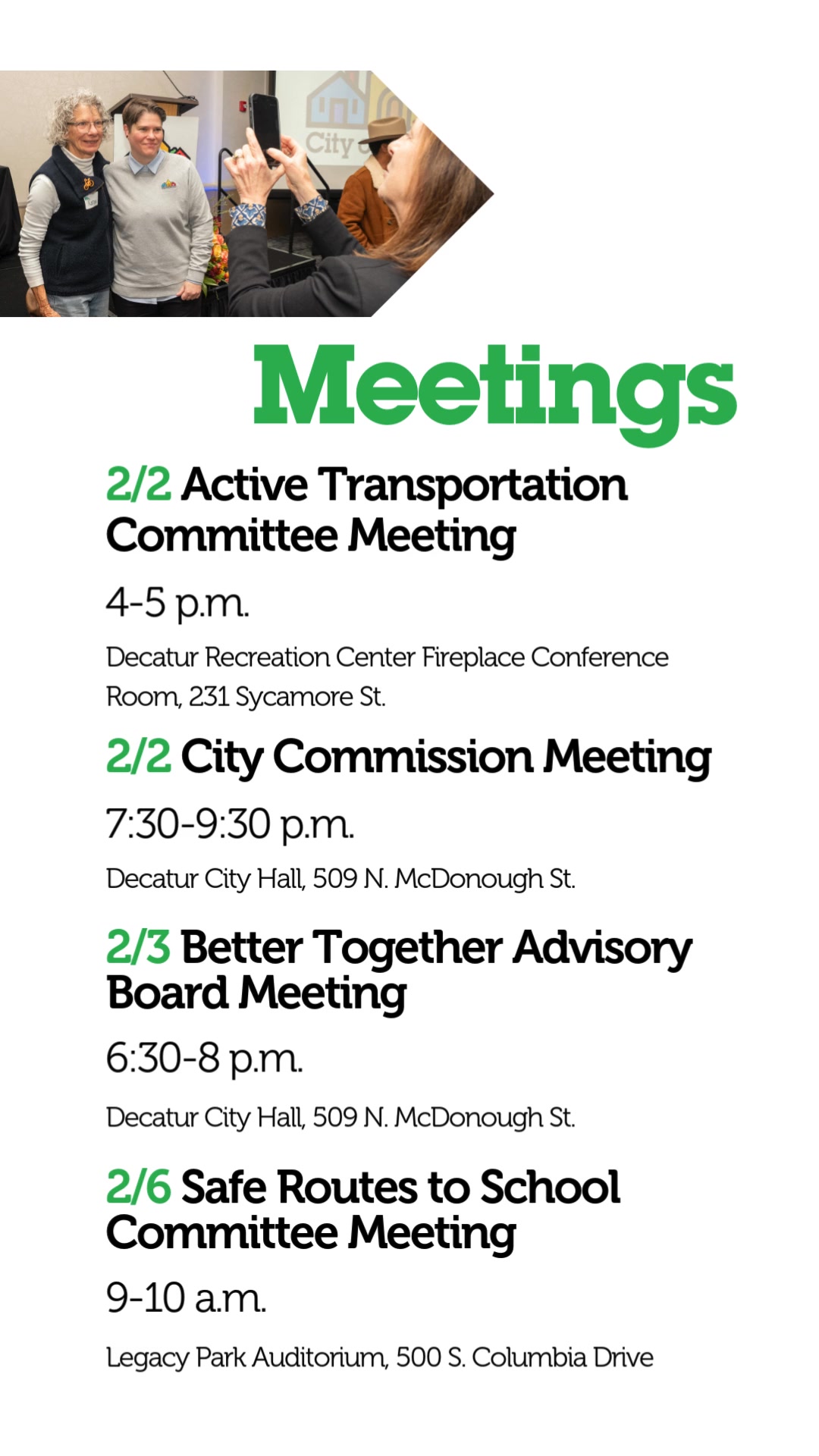 Check out all that is going on this week in Decatur! For more community ...