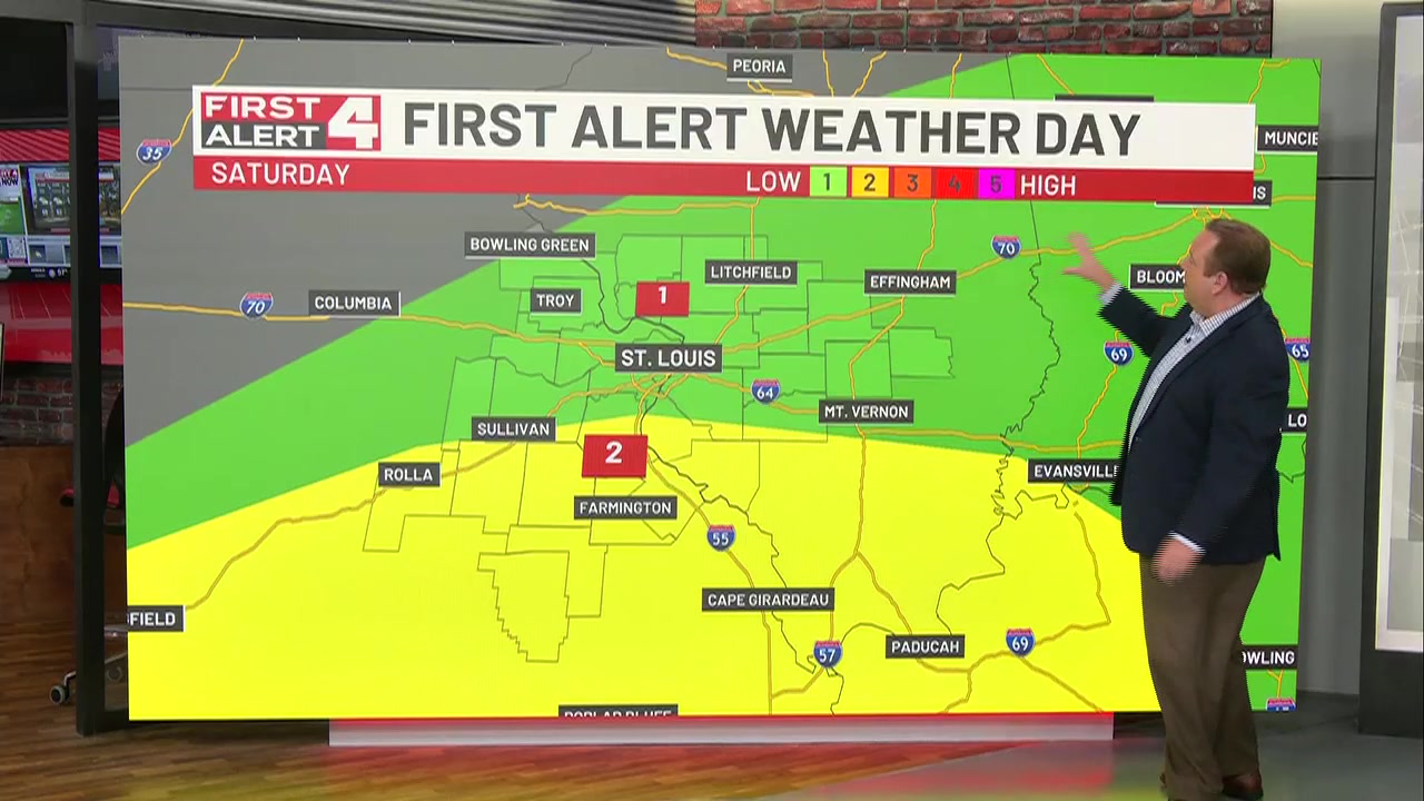 Warm & Dry Today, First Alert Weather Day Saturday with Severe Storms ...