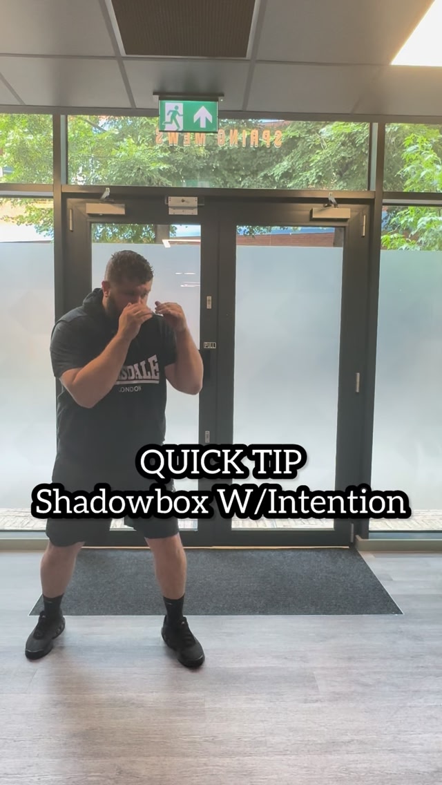 QUICK TIPS - SHADOWBOX WITH INTENTION 💥 When it comes to