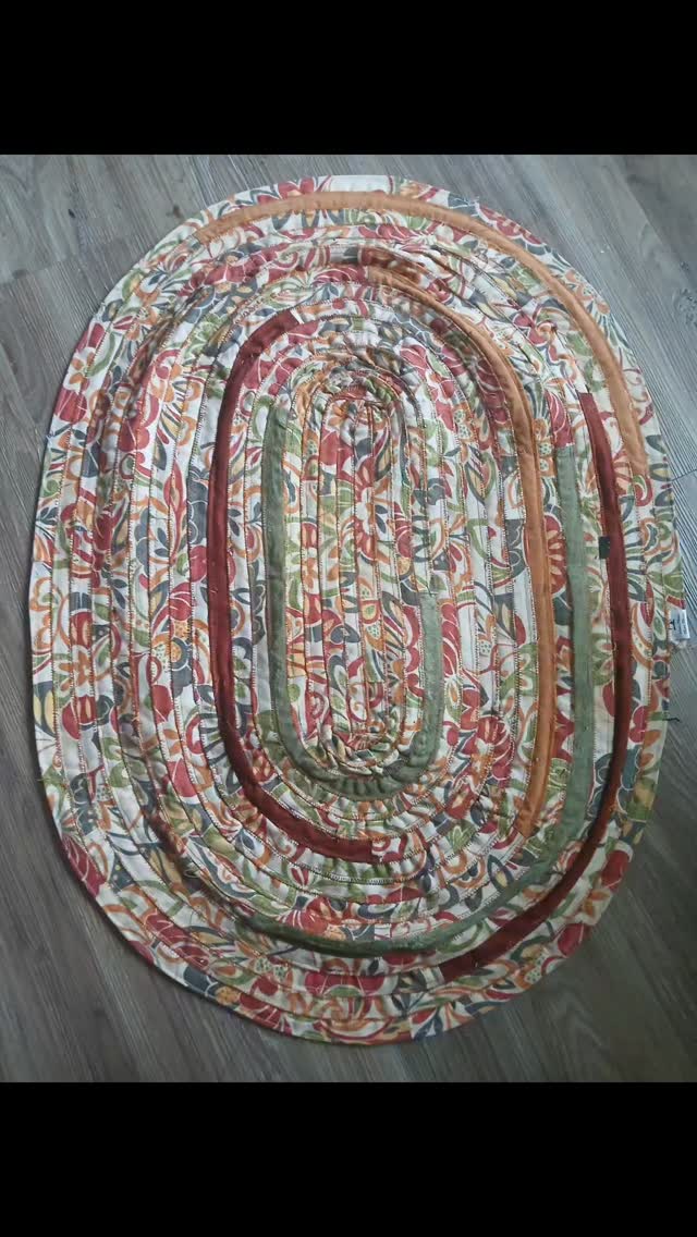 My 1st #JellyrollRug.... Sometimes as a maker the audience doesn't ...