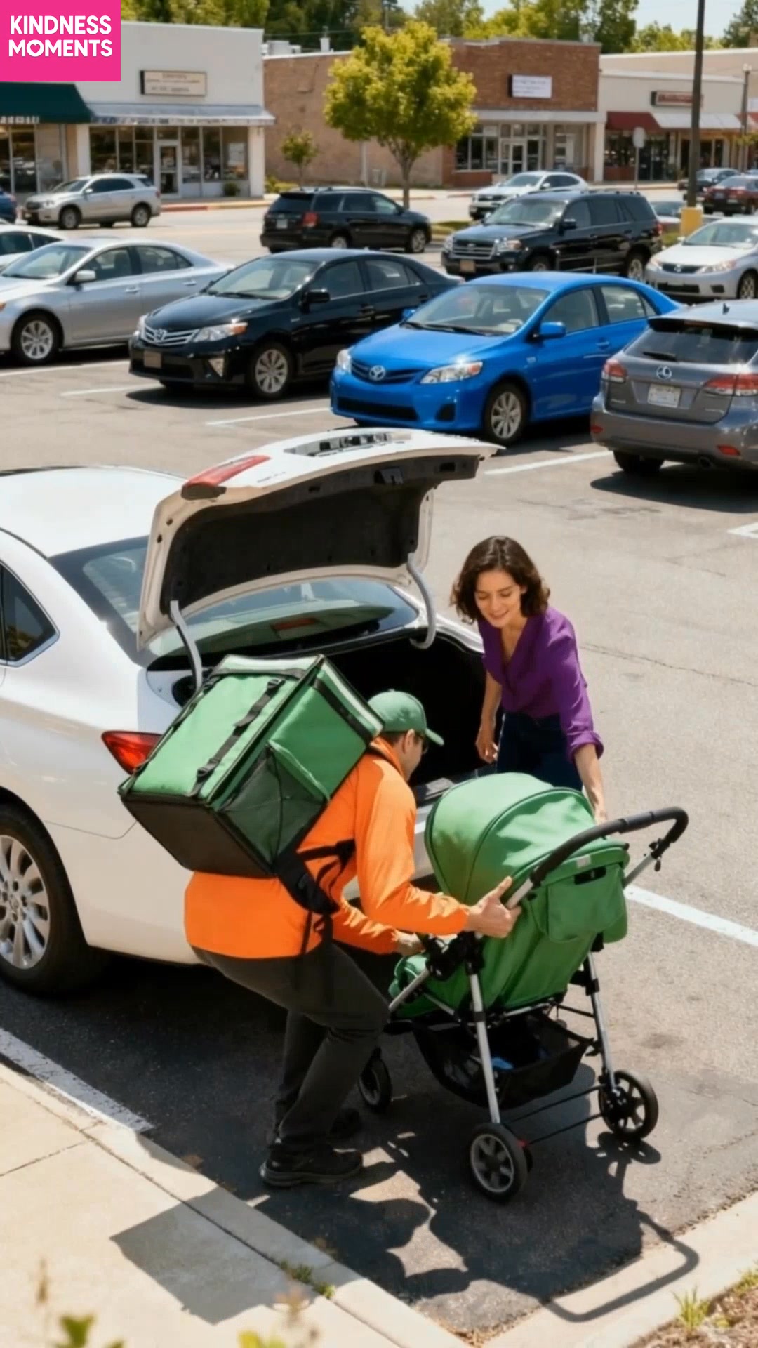 The Courier Who Noticed What Others Missed Outside a store, a mother ...