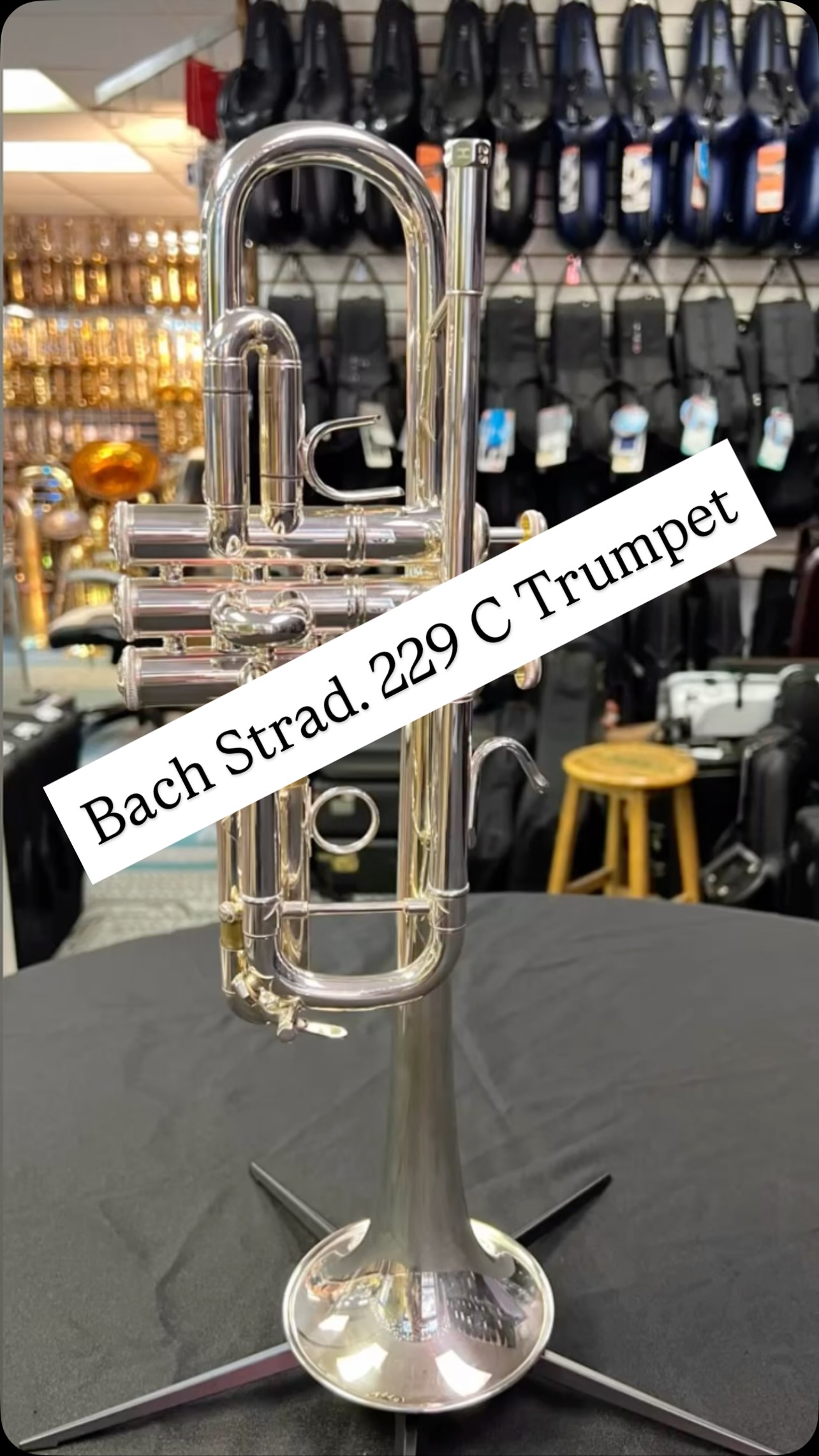 Bach Stradivarius Model 229 C Trumpet—Silver-plated. As always, tryouts ...