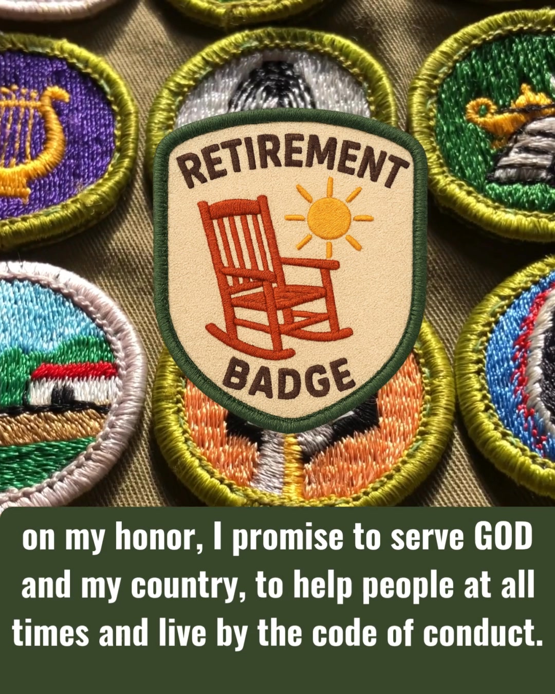 Retirement: My New Girl Scout Badge When I was young, I proudly wore my ...