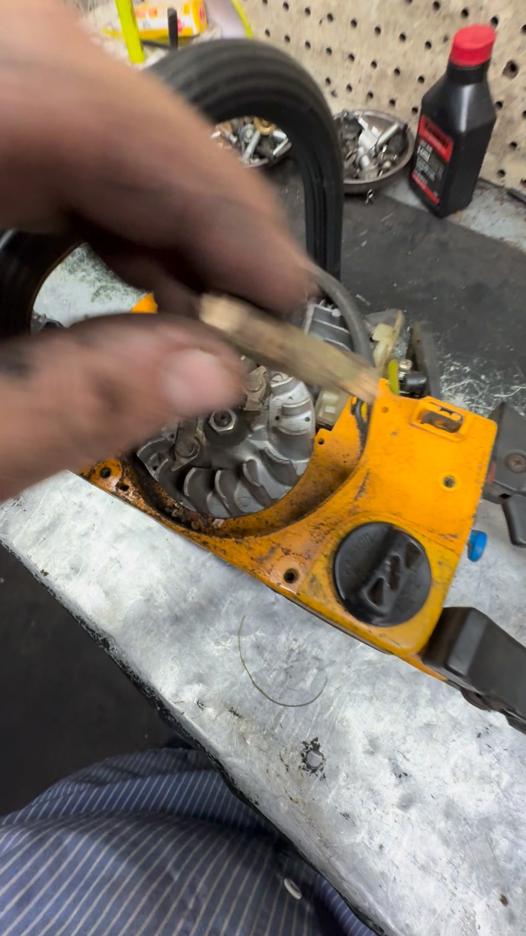 Keep an open mind you never know what you may find in the small engine ...