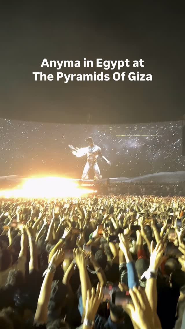 Anyma took over the Great Pyramids of Giza with Quantum Genesys, a ...