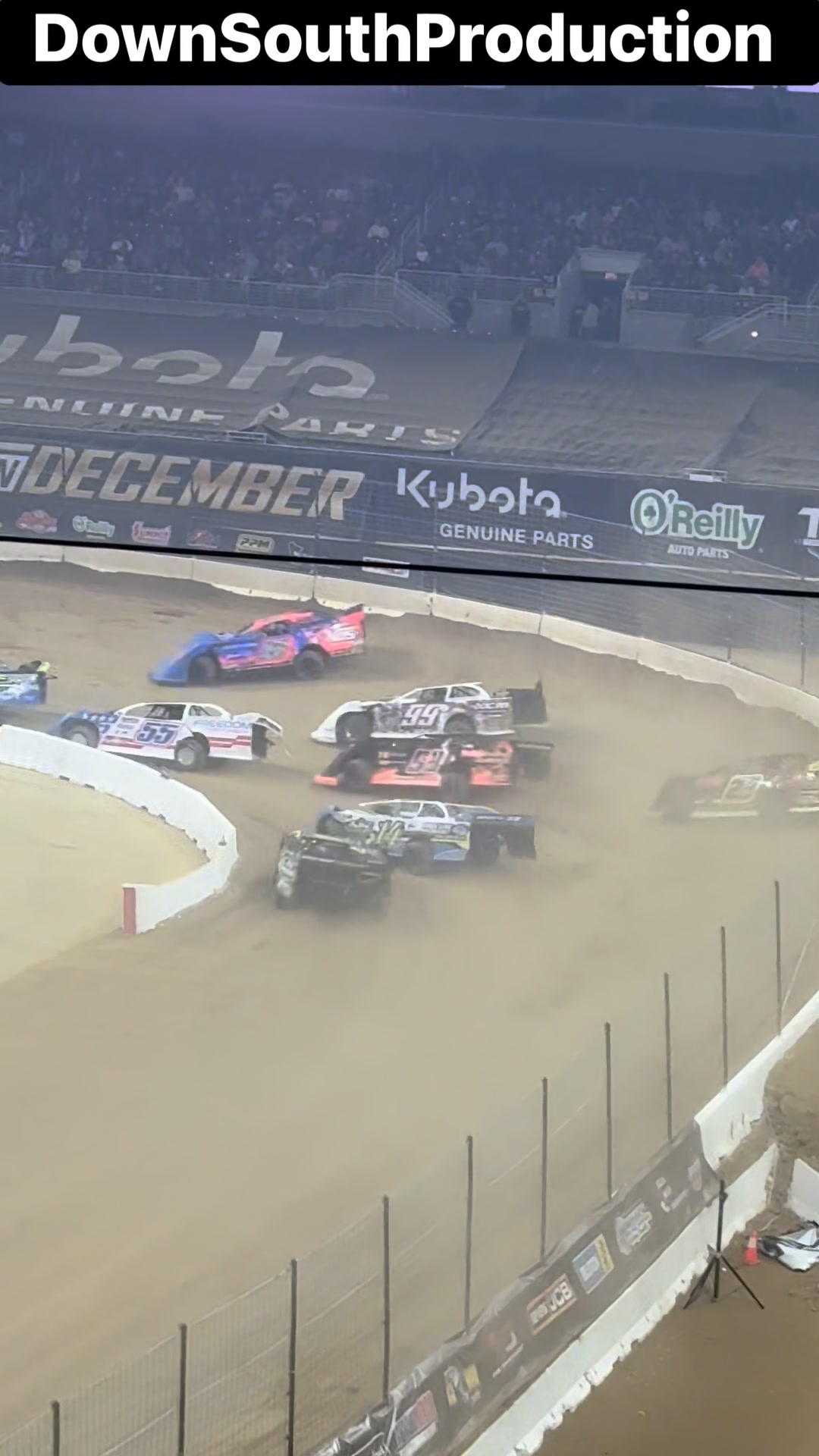 3 Car wreck here in Heat race # 1 at the 2025 Gateway dirt Nationals in ...