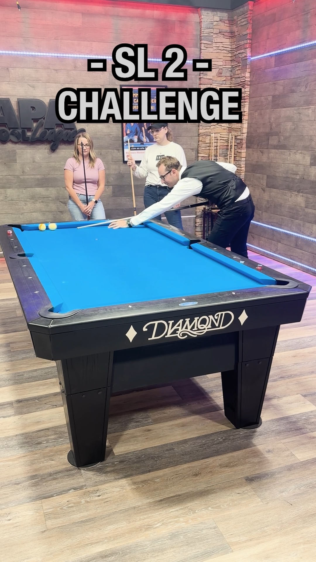 Fun challenge for Skill Level 2s (or any skill)! 😃 🎱 #apapool # ...