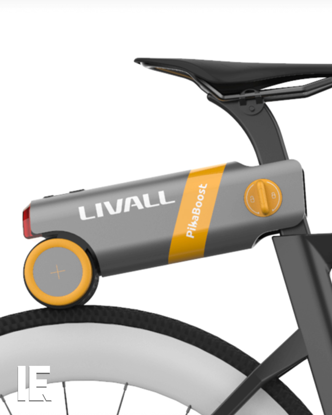 The PikaBoost attaches to an ordinary bike and turns it into an e