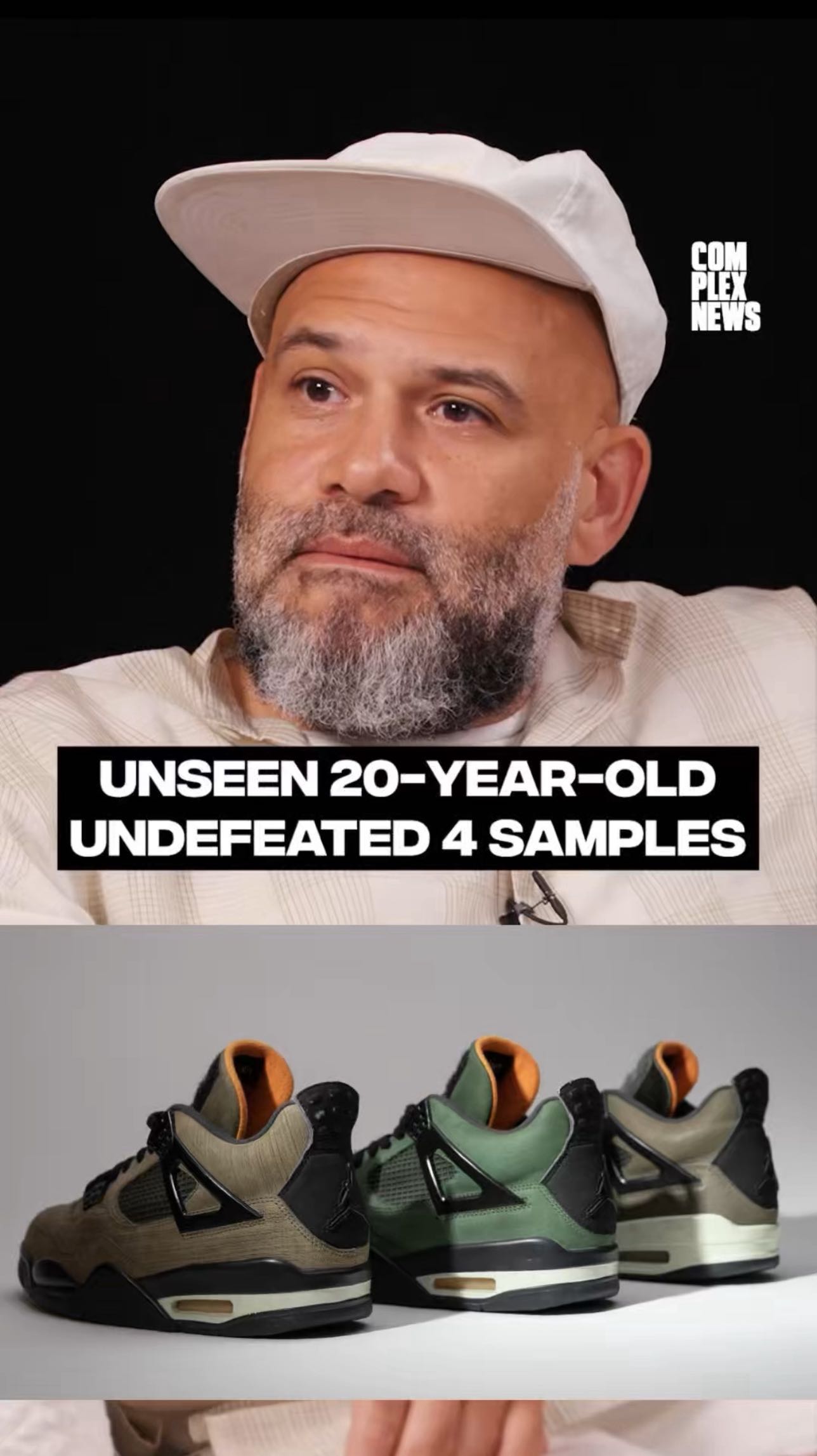 These 20-year old @undefeatedinc Air Jordan 4 samples are insane
