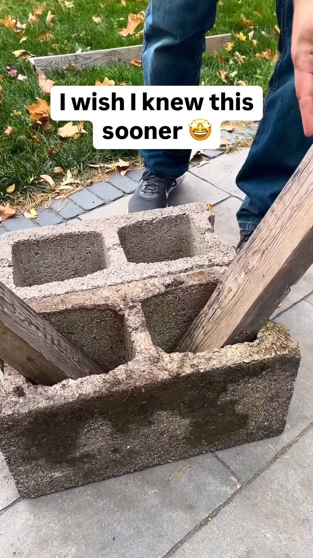 Randy & Mandy - 🔥 Cinderblock hack makes a perfect DIY... | Facebook